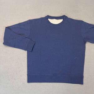 Johnnie-O Womens Sz Sm Penny Sweatshirt Pullover Midnight Navy Cotton Modal Golf